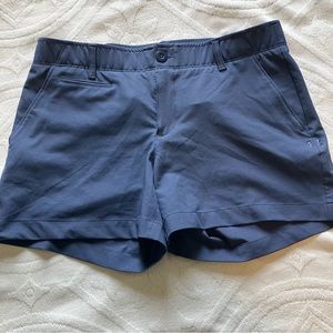 Dark Blue Under Armour adjustable dry fit shorts